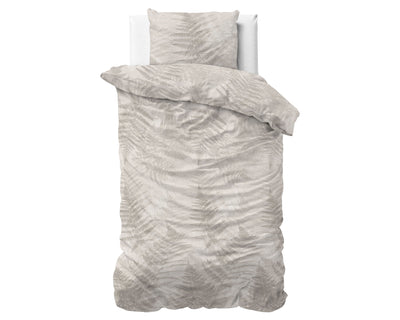 Finn Dekbedovertrek Flanel (Warm) - Taupe