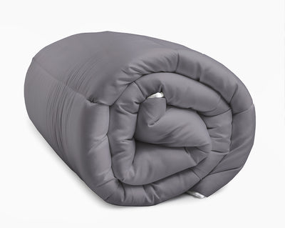Lazy Dekbed All Year - Zwart/Antraciet
