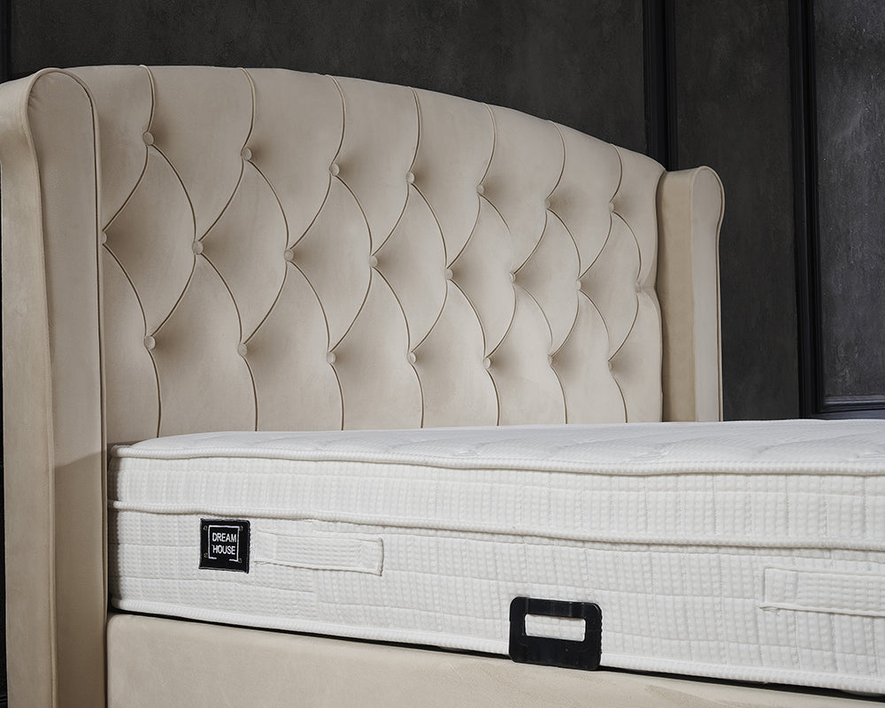 Aurora Boxspring met opbergruimte - Beige