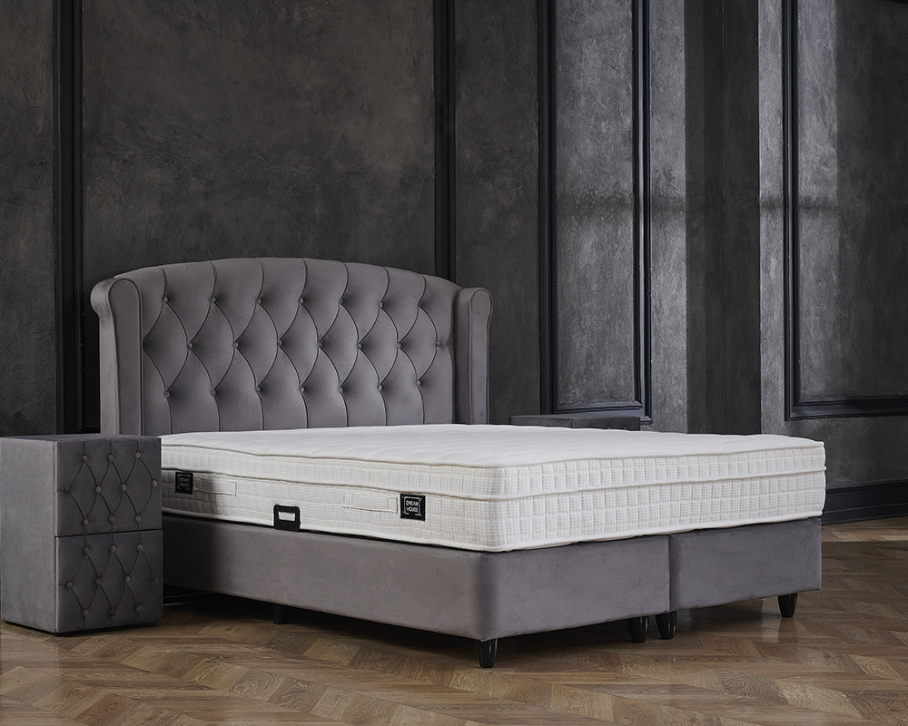 Aurora Boxspring met opbergruimte - Antraciet