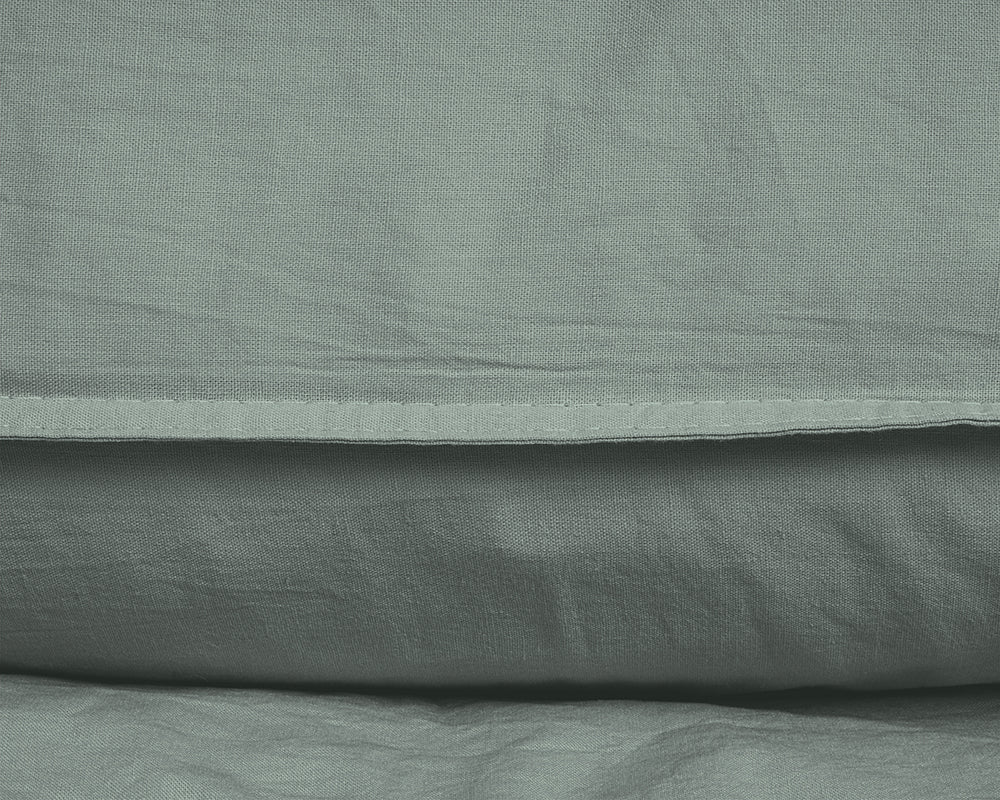 Stone Washed dekbedovertrek 100% Katoen - Groen - Budget-Bed.nl