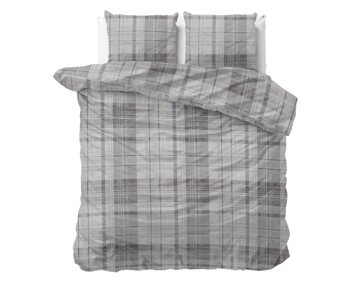 Theotis Dekbedovertrek Flanel (Warm) - Grijs