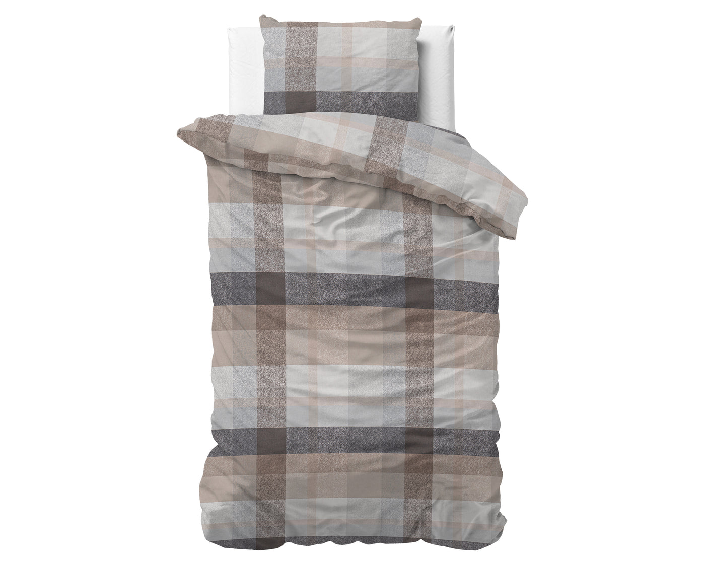 Thor Dekbedovertrek Flanel (Warm) - Taupe