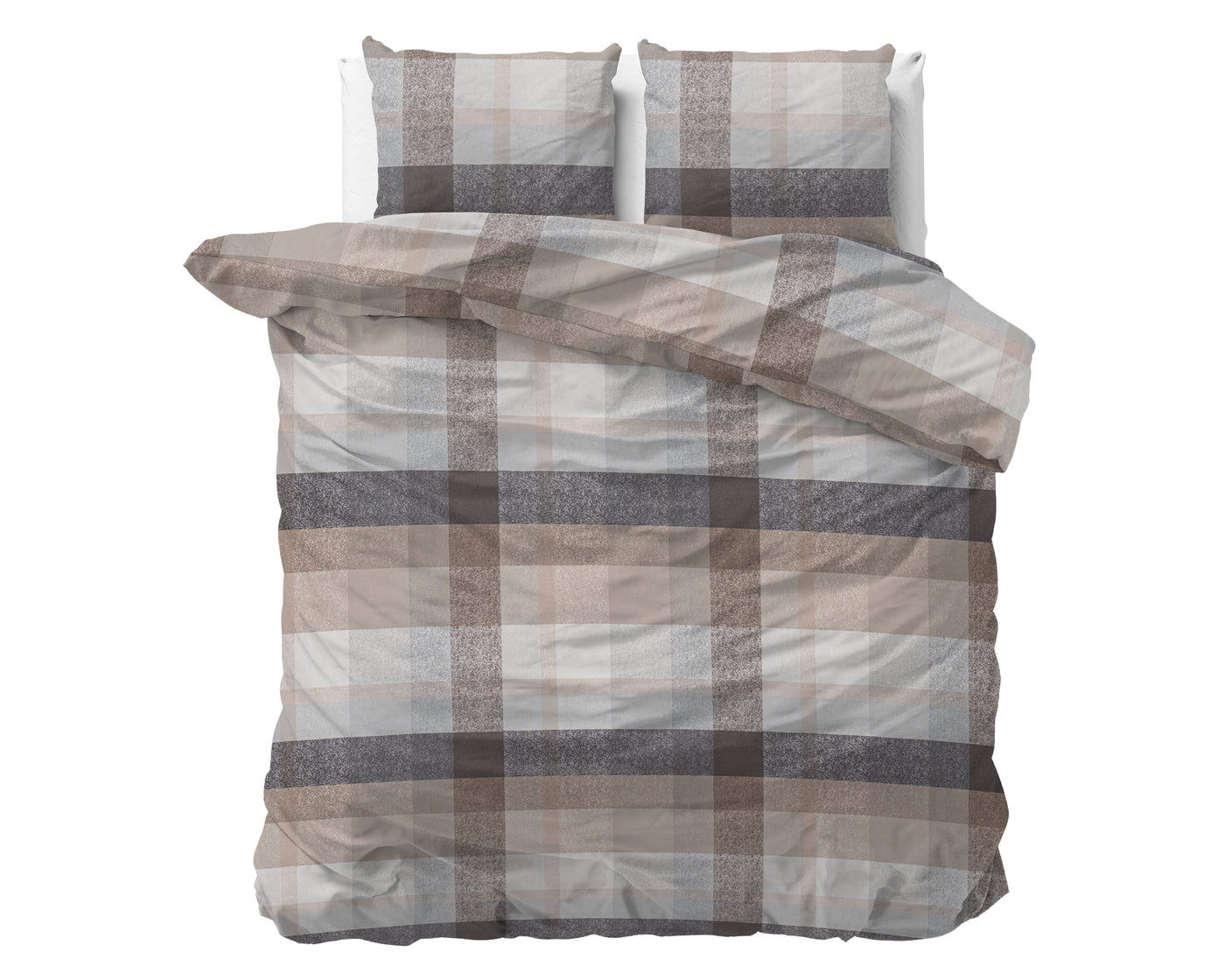 Thor Dekbedovertrek Flanel (Warm) - Taupe