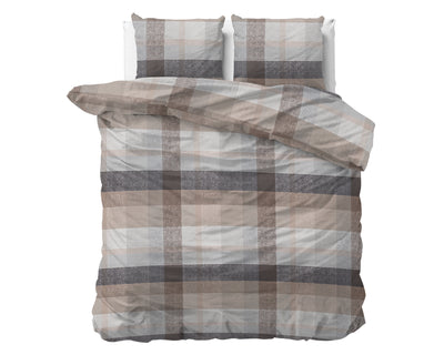 Thor Dekbedovertrek Flanel (Warm) - Taupe