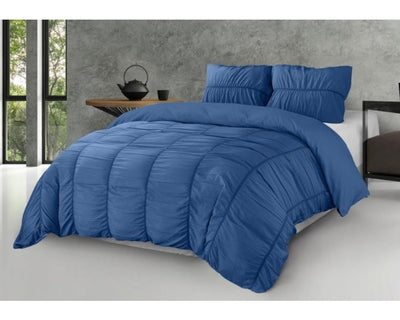 Calais Dekbedovertrek Micropercal – Indigo Blauw