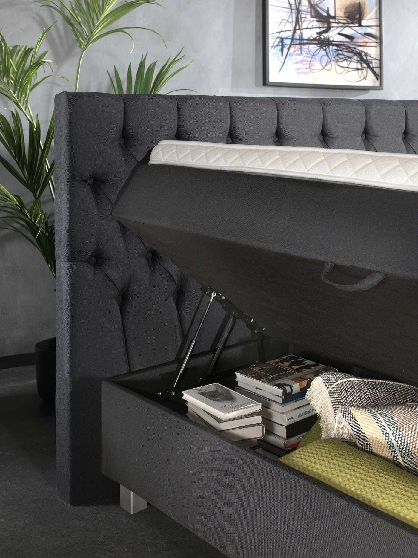 Urus Boxspring - Antraciet